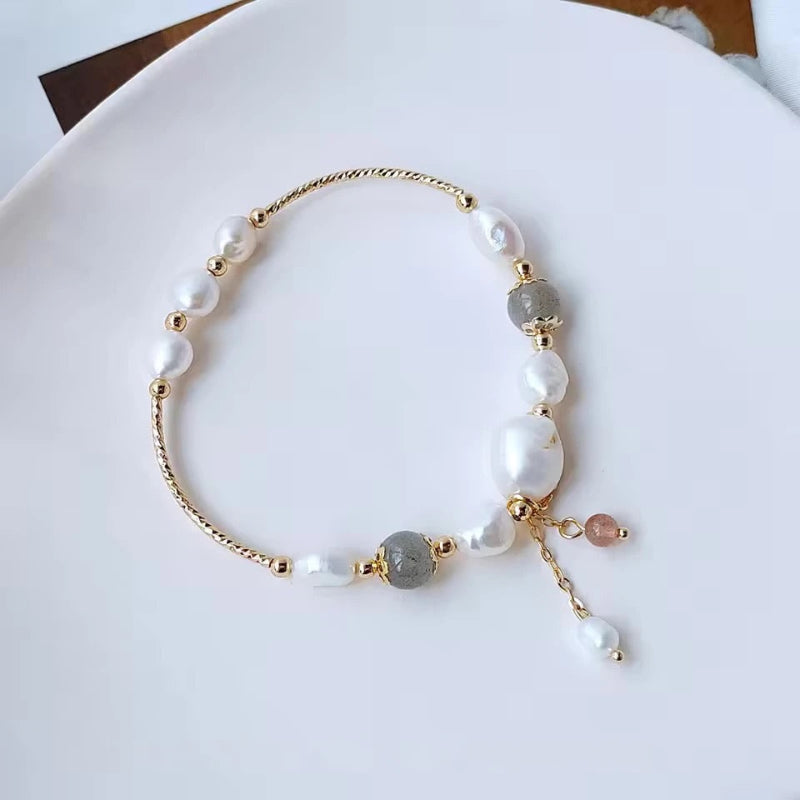 Baroque Natural Pearl Bracelet