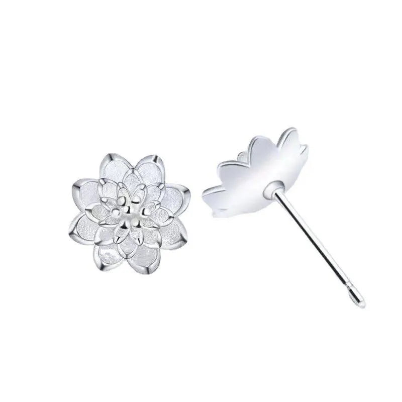 Lotus Stud Earrings