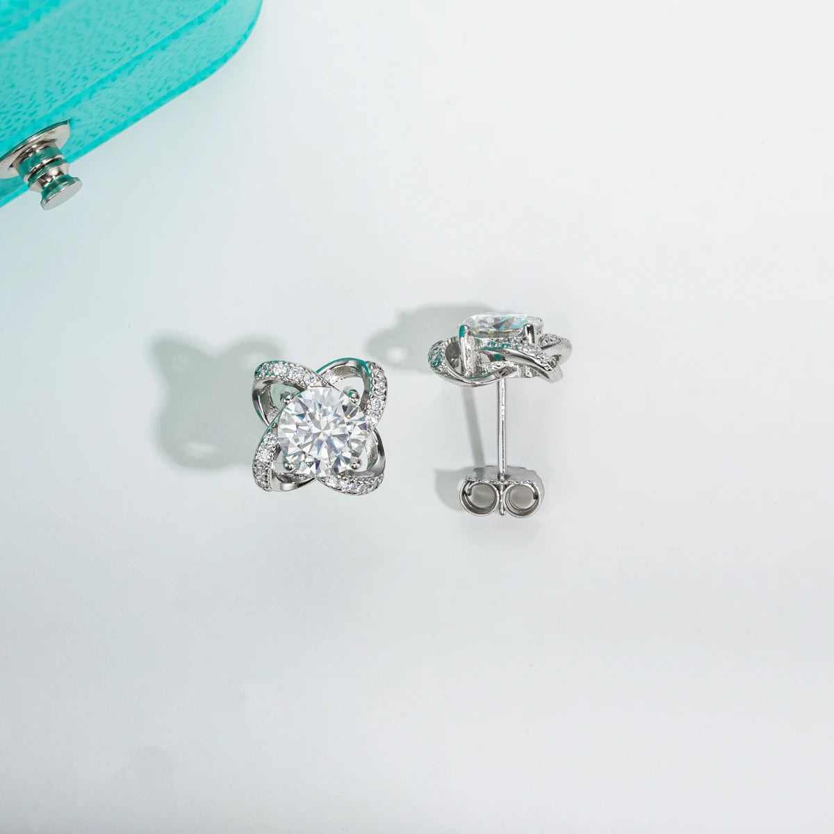 Windmill Moissanite Stud Earrings