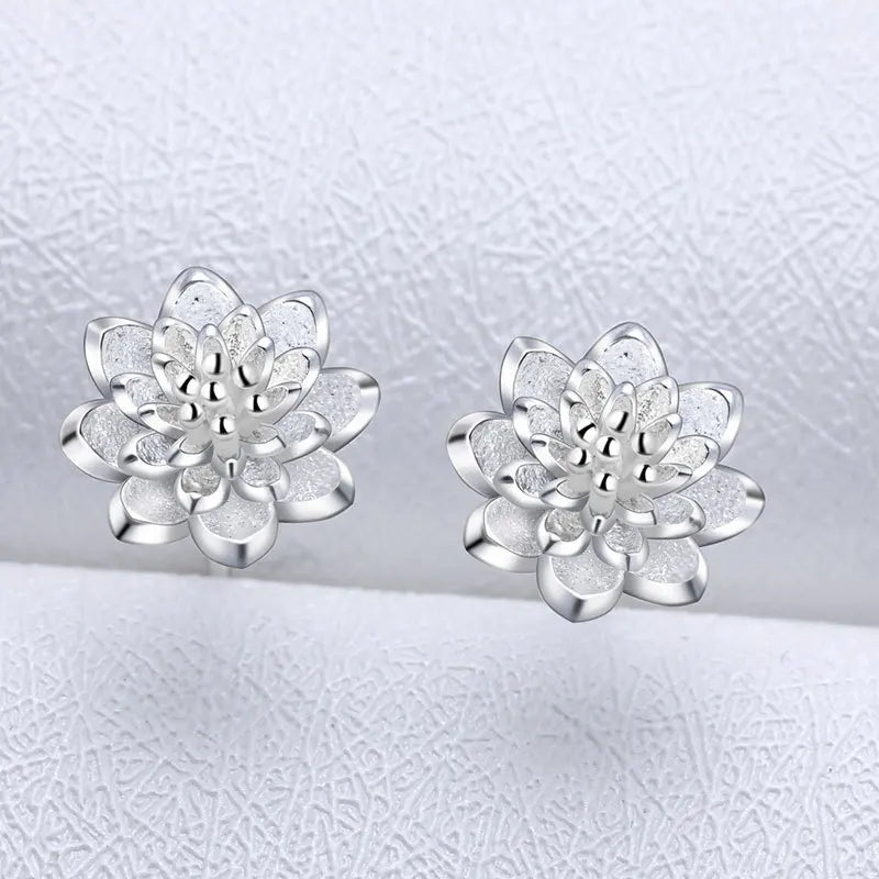 Lotus Stud Earrings